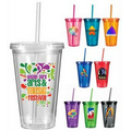 16 Oz. Victory Acrylic Tumbler (Full Color Digital)